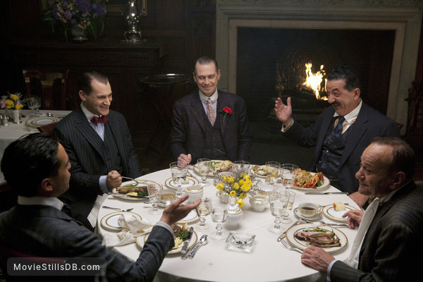 Boardwalk Empire - Publicity still of Steve Buscemi, Michael Stuhlbarg, Frank Crudele & Greg Antonacci Boardwalk Empire - Publicity still of Steve Buscemi, Michael Stuhlbarg, Frank Crudele & Greg Antonacci
