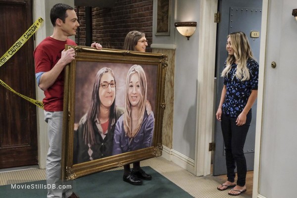 The Big Bang Theory - Episode 10x10 publicity still of Jim Parsons \u0026 Kaley  Cuoco