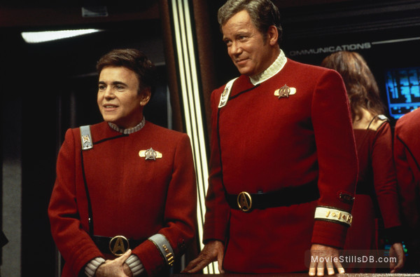 Star Trek Generations Publicity Still Of Walter Koenig William Shatner