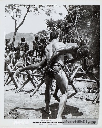 Tarzan And The Great River Publicity Still Of Mike Henry