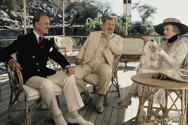 Death On The Nile Publicity Still Of David Niven Peter Ustinov