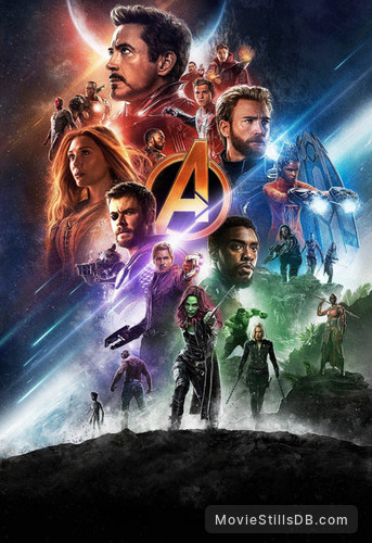 Avengers: Infinity War - Promotional art with Chris Hemsworth, Dave Bautista, Chris Pratt, Danai Gurira, Elizabeth Olsen, Letitia Wright, Paul Bettany, Anthony Mackie, Chris Evans, Scarlett Johansson, Mark Ruffalo, Sebastian Stan, Benedict Cumberbatch, Chadwick Boseman, Pom Klementieff, Benedict Wong, Karen Gillan, Zoe Saldana, Robert Downey Jr. & Tom Holland Avengers: Infinity War - Promotional art with Chris Hemsworth, Dave Bautista, Chris Pratt, Danai Gurira, Elizabeth Olsen, Letitia Wright, Paul Bettany, Anthony Mackie, Chris Evans, Scarlett Johansson, Mark Ruffalo, Sebastian Stan, Benedict Cumberbatch, Chadwick Boseman, Pom Klementieff, Benedict Wong, Karen Gillan, Zoe Saldana, Robert Downey Jr. & Tom Holland