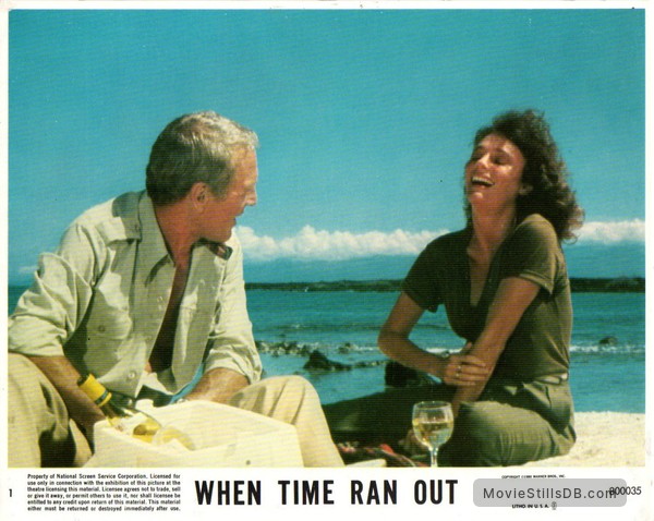 WHEN TIME RAN OUT movie poster JACQUELINE BISSET PAUL NEWMAN power 24X36