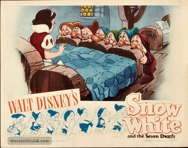 Snow White And The Seven Dwarfs Lobby Card 