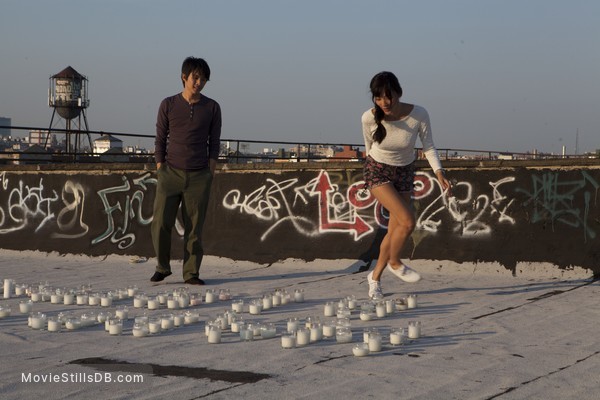 Revenge of the Green Dragons - Publicity still of Justin Chon & Shuya Chang