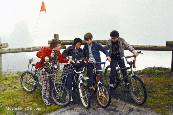 The Goonies - Publicity still of Sean Astin, Corey Feldman, Jonathan Ke Quan & Jeff B Cohen The Goonies - Publicity still of Sean Astin, Corey Feldman, Jonathan Ke Quan & Jeff B Cohen