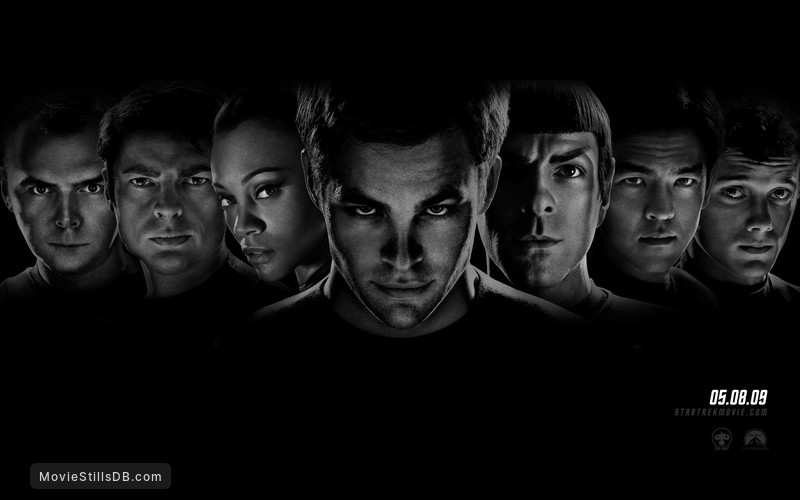 Star Trek - Wallpaper with Zachary Quinto, Chris Pine, Karl Urban, Zoe Saldana, Simon Pegg, John Cho & Anton Yelchin Star Trek - Wallpaper with Zachary Quinto, Chris Pine, Karl Urban, Zoe Saldana, Simon Pegg, John Cho & Anton Yelchin