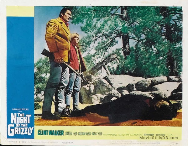 The Night of the Grizzly - Lobby card