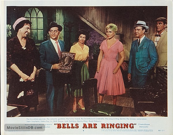 Bells Are Ringing - Lobby card with Jean Stapleton & Judy Holliday