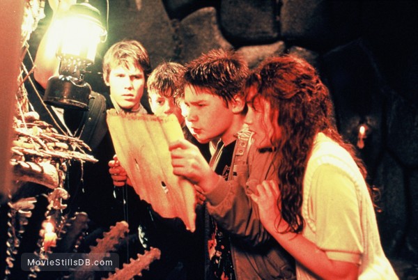 The Goonies - Publicity still of Josh Brolin, Corey Feldman, Sean Astin & Kerri Green The Goonies - Publicity still of Josh Brolin, Corey Feldman, Sean Astin & Kerri Green