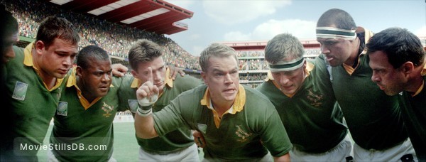 Invictus - Publicity still of Matt Damon, McNeil Hendricks & Scott Eastwood Invictus - Publicity still of Matt Damon, McNeil Hendricks & Scott Eastwood